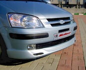 Hyundai Getz 2002– Predný spodný lip spojler (na lakovanie) fotografia 6