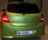 Hyundai I-20 2008–2012 Zadný spodný nástavec (na lakovanie) fotografia 1