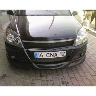 Predný spodný lip spojler HB V1 (na lakovanie) Opel Astra H 2004–2013 fotografia 3