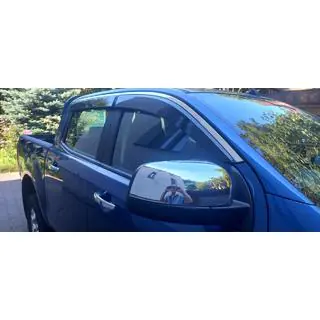 Deflektory okien s chrómovou lištou Niken Luxury (2015-2022, 4 ks) fotografia 4
