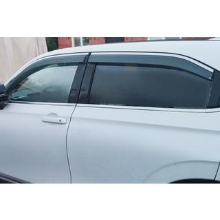 Okenné deflektory s chrómovou lištou Niken Luxury (EU/Asia, 4 ks) fotografia 4