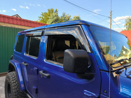 Jeep Wrangler 2018– Okenné deflektory Niken Luxury (4 ks) fotografia 4