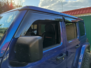 Jeep Wrangler 2018– Okenné deflektory Niken Luxury (4 ks) fotografia 3