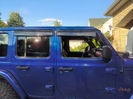 Jeep Wrangler 2018– Okenné deflektory Niken Luxury (4 ks) fotografia 1
