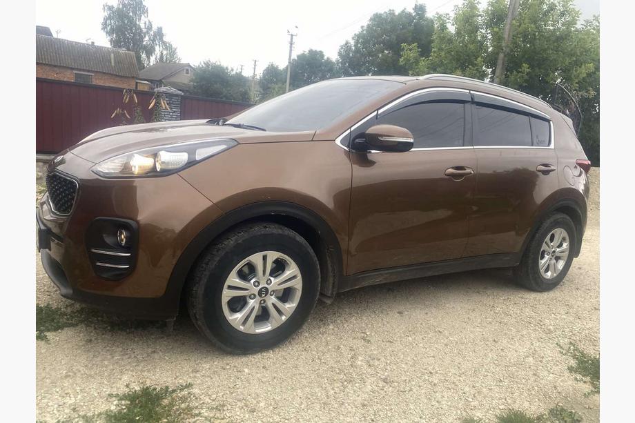 Kia Sportage 2015–2021 Okenné deflektory s chrómovou lištou Niken Luxury (4 ks) Image