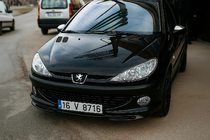 Peugeot 206 1998–2024 Predný spodný lip spojler (na lakovanie) fotografia 1