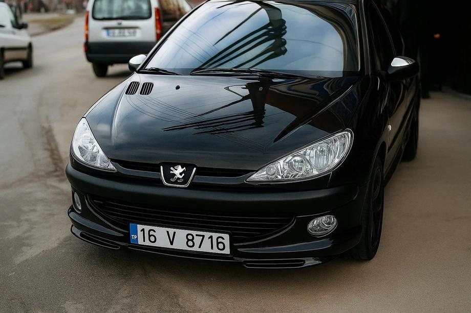 Peugeot 206 1998–2024 Predný spodný lip spojler (na lakovanie) Image