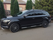 Audi Q7 2005–2015 Strešné priečniky na integrované strešné lyžiny Skybar V2 120 cm (2 ks) Čierna fotografia 4