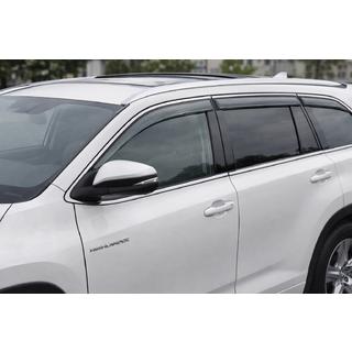 Okenné deflektory s chrómovou lištou Niken Luxury (6 ks) fotografia 1