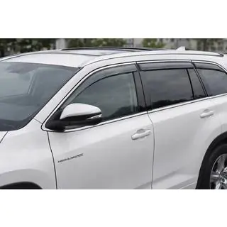 Okenné deflektory s chrómovou lištou Niken Luxury (6 ks)