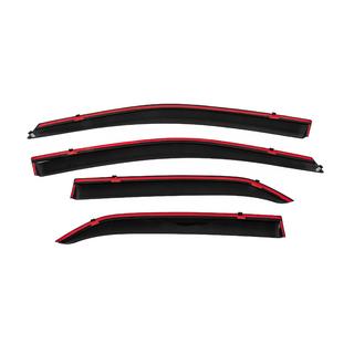 Okenné deflektory s chrómovou lištou Niken Luxury (4 ks) Toyota Corolla 2007–2013 fotografia 4