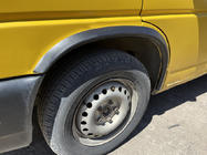 Volkswagen T4 Transporter 1990–2003 Nástavce lemov blatníkov (4 ks, čierne) Nerezová oceľ fotografia 4