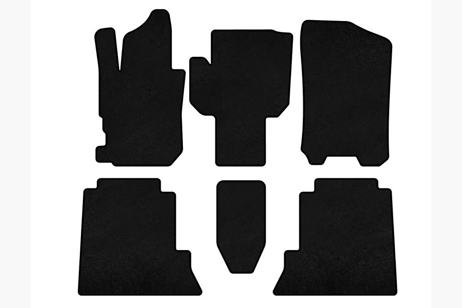 Honda FR-V 2004–2009 Textilné rohože Deluxe (Čierne) Image