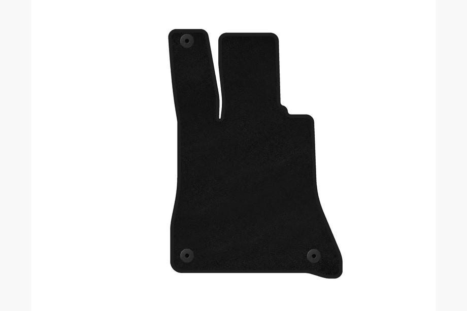 Mercedes SL R231 2012–2020 Textilné koberce Deluxe (2016-2020, Cabriolet, čierne) Image