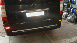 Mercedes Vito W639 2004–2014 Nerezová lišta na veko kufra fotografia 7
