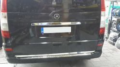 Mercedes Viano 2004–2014 Nerezová lišta na veko kufra fotografia 3