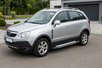 Opel Antara 2006–2017 Bočné nášľapy Rainbow (2 ks, hliník) fotografia 1