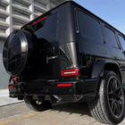Mercedes G-Class W463 2018–2024 Difúzor zadného nárazníka V2 (pre G63 AMG, karbón) fotografia 4