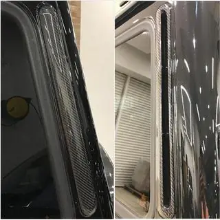 Kryty zadných stĺpikov (Karbon) Mercedes G class W463 1990–2018 fotografia 1