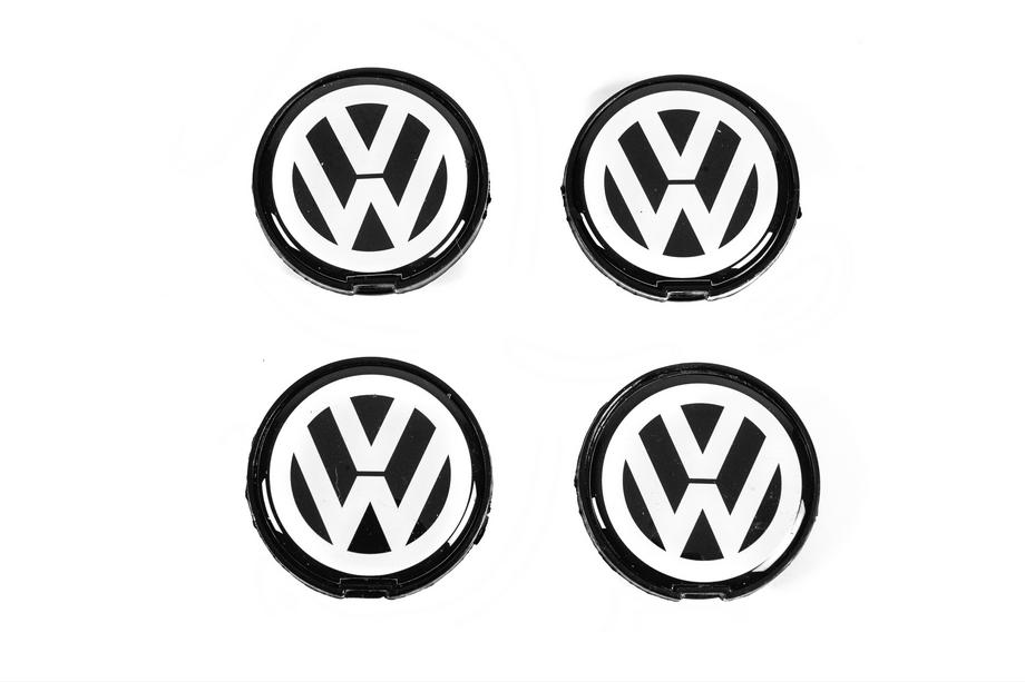 Volkswagen Stredové krytky do diskov 56/52 mm vwor5652 V-2 (4 ks) Fotografia 1