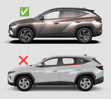 Hyundai Tucson NX4 2021– Deflektory okien (4 ks, HIC) fotografia 1