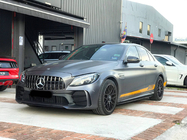Mercedes C-class W205 2014–2021 Kompletný bodykit so zadným difúzorom (dizajn Black Mamba C63GT) fotografia 1