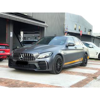 Kompletný bodykit so zadným difúzorom (dizajn Black Mamba C63GT) Mercedes C-сlass W205 2014–2021 fotografia 1