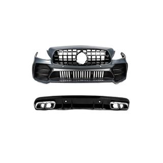 Kompletný bodykit so zadným difúzorom (dizajn Black Mamba C63GT) Mercedes C-сlass W205 2014–2021 fotografia 3