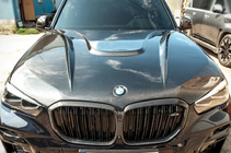 BMW X6 G06 2019–2027 Karbonová kapota V1 (G06/F96) fotografia 7