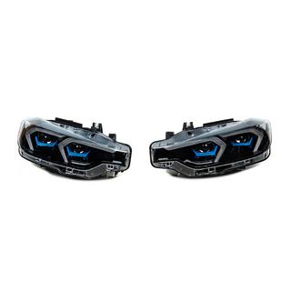 Predné svetlomety v štýle G20 (z halogénu na LED, 2 ks) BMW rad 3 F30/F31 2012–2019 fotografia 1