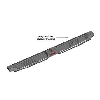 Bočné nášľapy Dakar V2 bez LED (2 ks, kov) fotografia 3