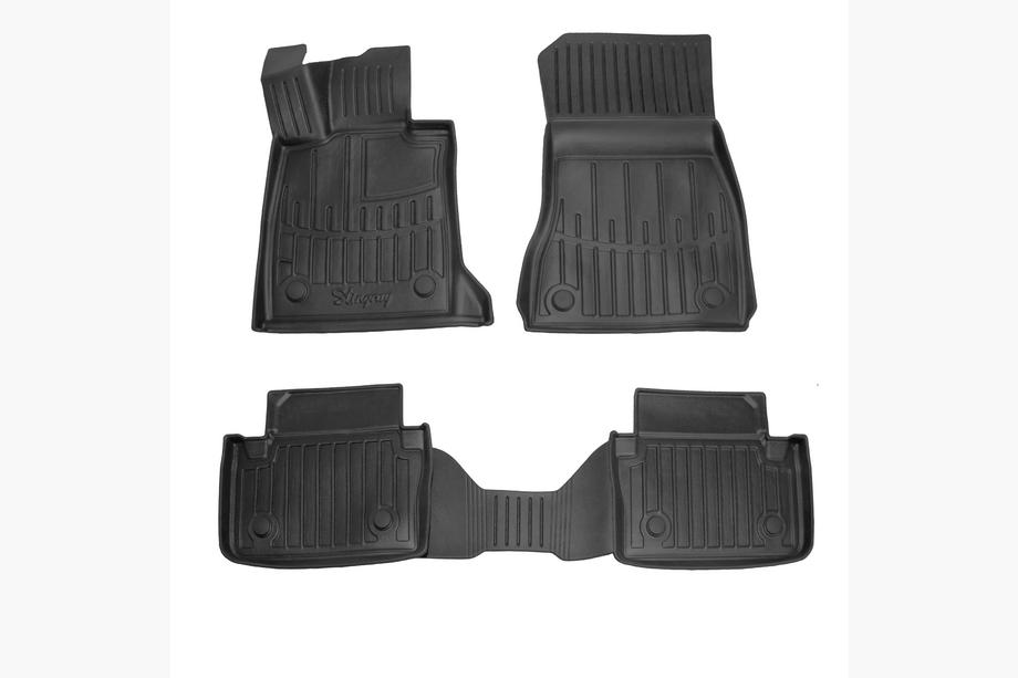 BMW 5/i5 séria G60/G60E/G61 2023– Gumové rohože do interiéru Stingray 3D (pre G60E, 4 ks) Image