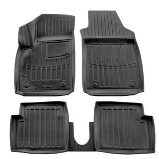 Gumené rohože do interiéru Stingray 3D (Fiat 500, Europe, 5 ks)
