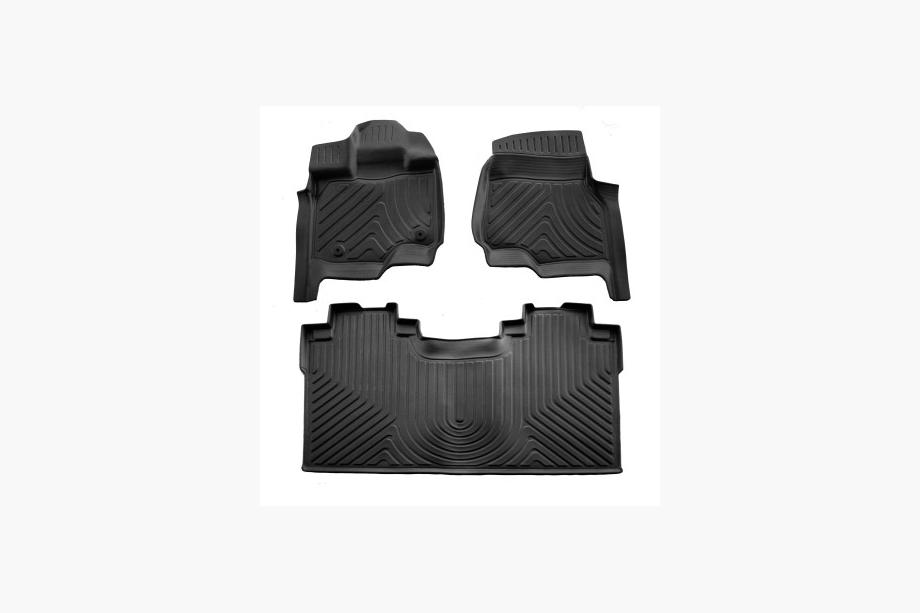 Ford F-150 2014–2021 Gumené rohože do interiéru Stingray 3D (Crew cab, 3 ks) Image