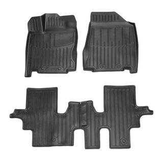 Gumové koberce Stingray 3D (7 miest, 4 ks) Infiniti QX60 2016–2021