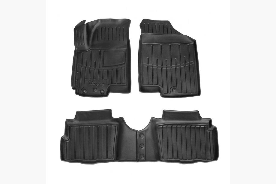 Kia Soul I 2008–2013 Stingray 3D gumové rohože do interiéru (4 ks) Image