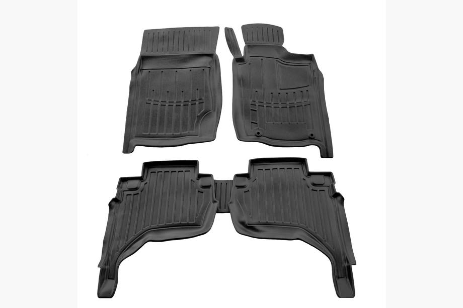 Mitsubishi L200 2006–2015 Gumové rohože Stingray 3D (pravostranné riadenie, 5 ks) Image