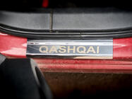 Nissan Qashqai 2007–2010 Nástupné lišty (Carmos V1, 4 ks, nehrdz. oceľ) fotografia 4