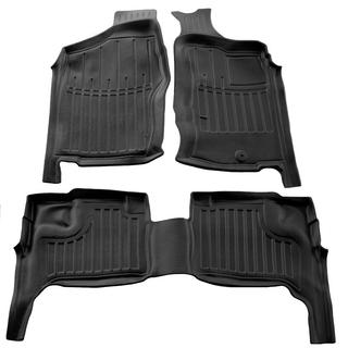 Stingray 3D gumové koberce do interiéru (pre Navara (D22), pravostranné riadenie, 3 ks) Nissan NP300 1999–2015