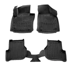 Seat Leon 2005–2012 Stingray 3D gumové rohože do interiéru (4 ks) fotografia 1
