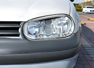 Volkswagen Golf 4 1997–2006 Kryty svetlometov „okuliare“ V3 (2 ks, plast) fotografia 1