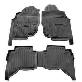 Stingray 3D gumové rohože do interiéru (pravostranné riadenie, Crew Cab, 5 ks) Toyota Hilux 2006–2015