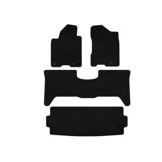 Textilné koberce Premium (3 rady, 2003-2008, čierne) Nissan Armada 2003–2015 fotografia 1