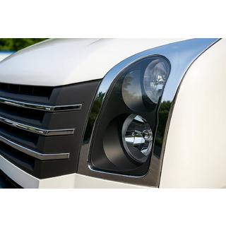 Nerezové kryty svetlometov (2 ks) Volkswagen Crafter 2006–2016 fotografia 4