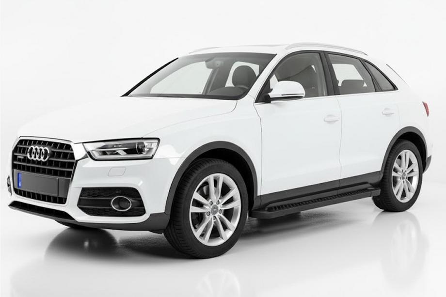 Audi Q3 2011–2019 Bočné nášľapy Allmond Black (2 ks, hliník) Image