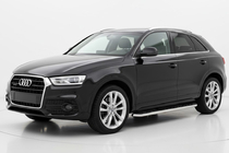 Audi Q3 2011–2019 Bočné prahy Maydos V1 (2 ks, hliník ↗ nehrdzavejúca oceľ) fotografia 1