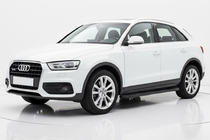 Audi Q3 2011–2019 Bočné nášľapy Bosphorus Black (2 ks, hliník) fotografia 1