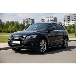 Bočné nášľapy Allmond Black (2 ks, hliník) Audi Q5 2008–2017 fotografia 1