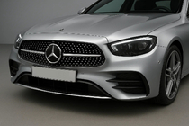 Mercedes E-class coupe C238 2016–2024 Predná maska Diamond Silver (pre AMG-Line 2020-2023) fotografia 3