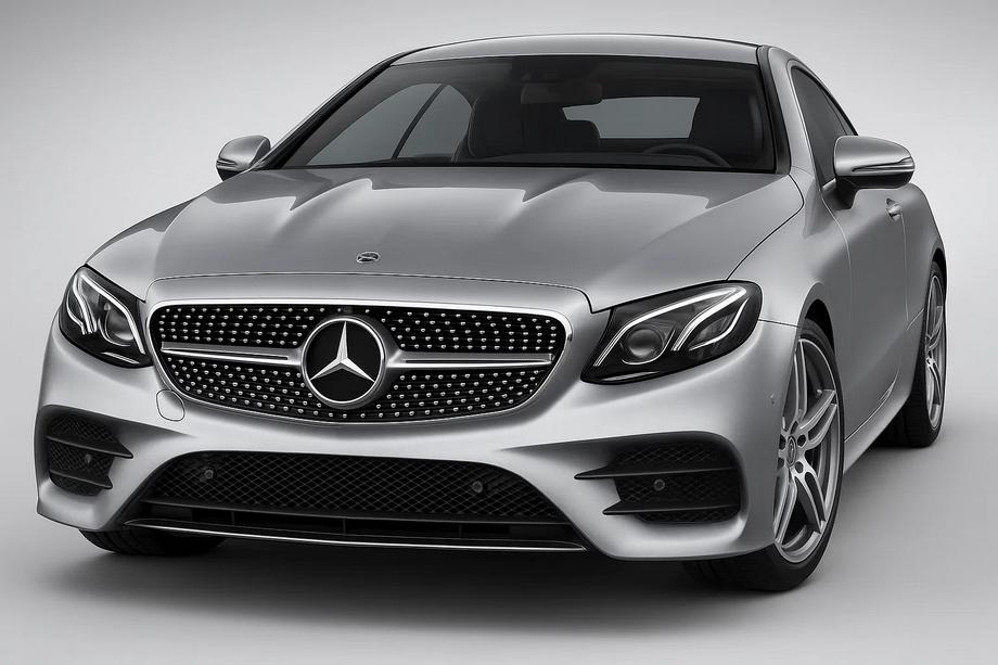 Mercedes E-class coupe C238 2016–2024 Predná maska Diamond Silver (pre Avantgarde/AMG-Line/E43 AMG/E53 AMG 2016-2020) Image